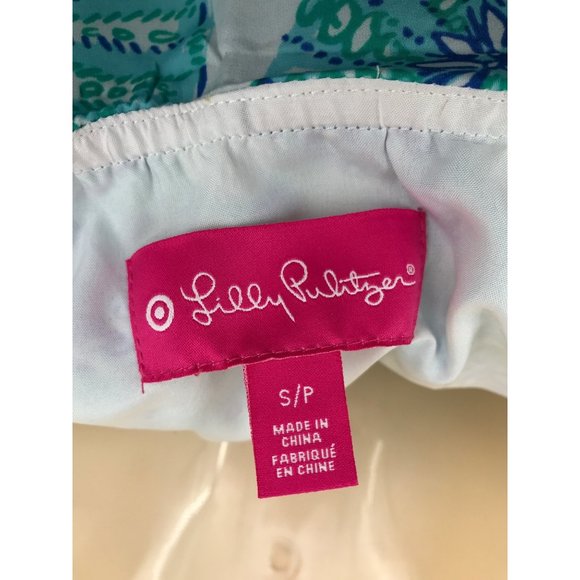 Lilly Pulitzer For Target Sea Urchin Flutter Spaghetti Strap Dress Blue Small NE - Picture 6 of 6